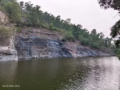 Dark rock face