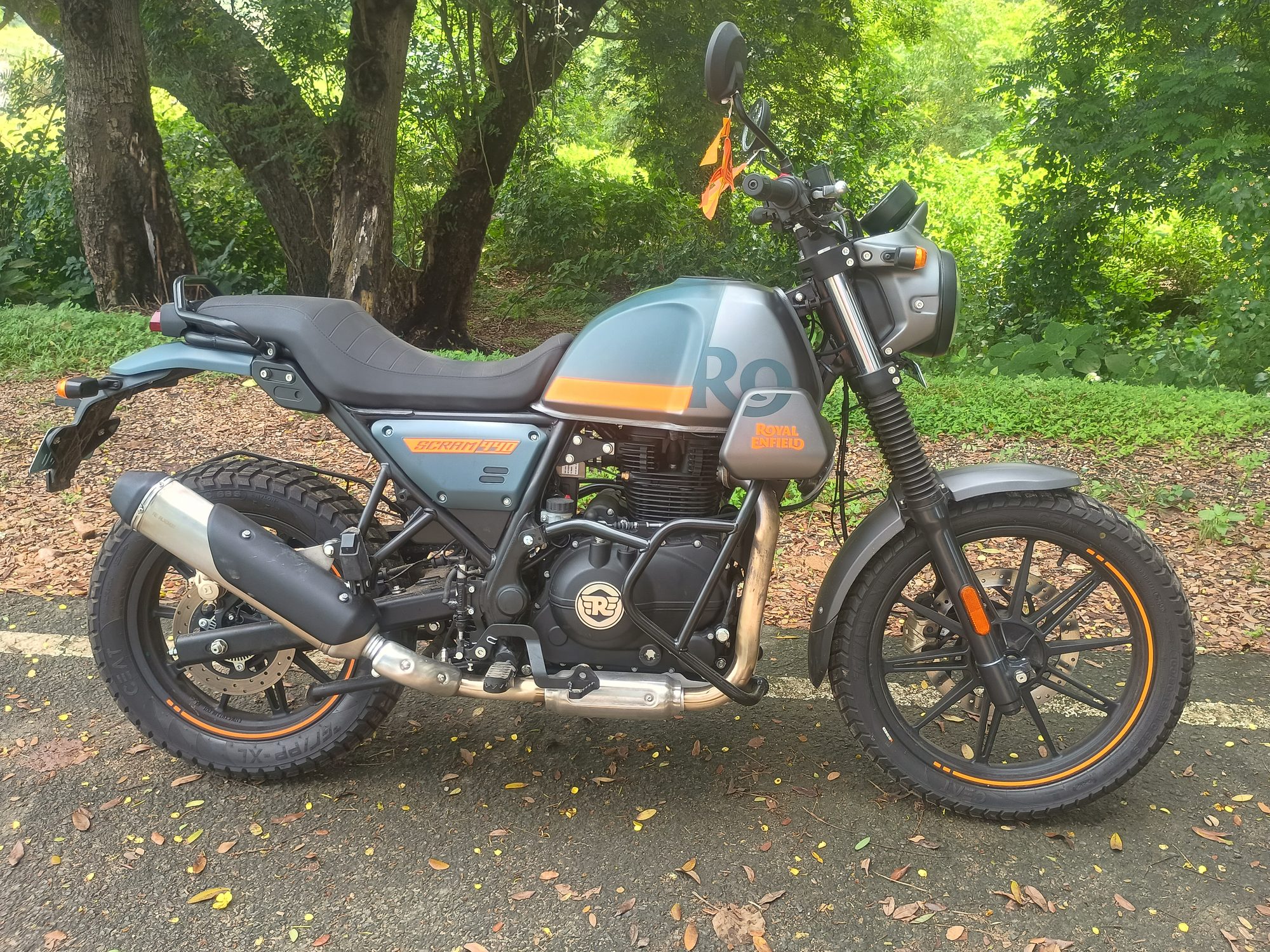 Royal Enfield Scram 440 prep shot 1