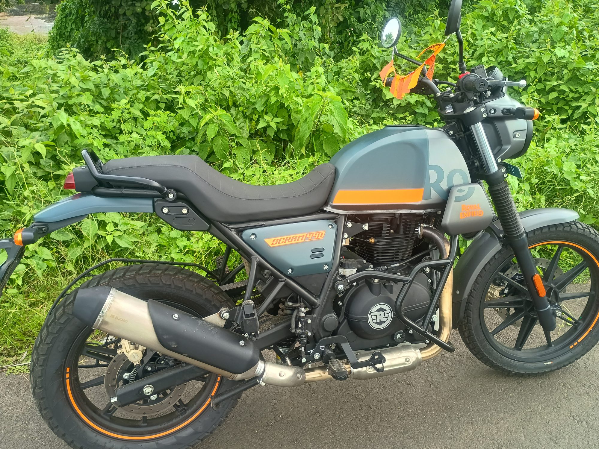 Royal Enfield Scram 440 prep shot 2