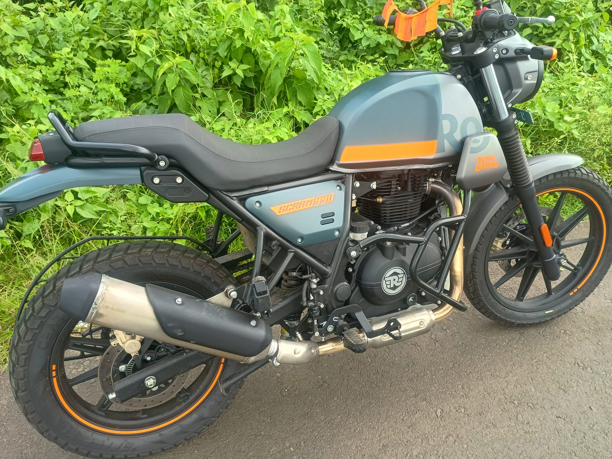 Royal Enfield Scram 440 prep shot 4